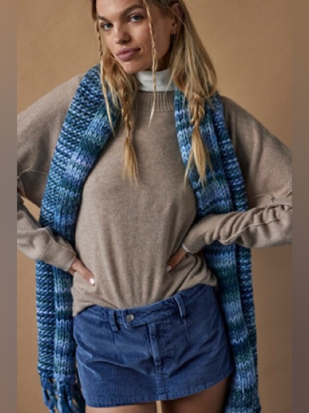 Free People Chunky free people scarf